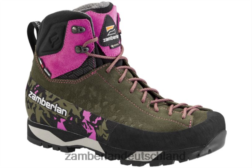 Frauen Salathe Trek GTX WNS Schuhwerk Zamberlan dunkelgrün/lila BPZ0D219